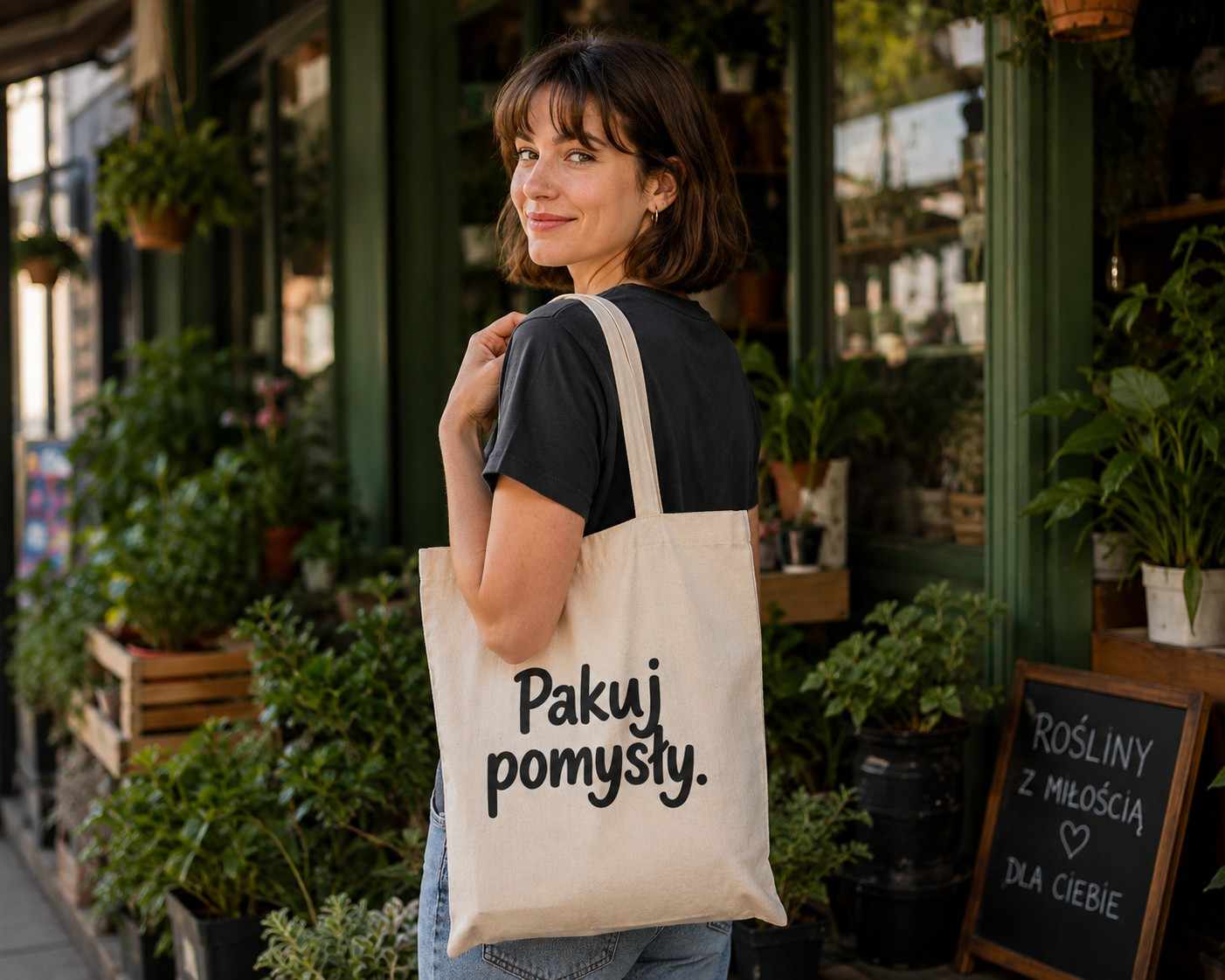 torba bawełniana z nadrukiem